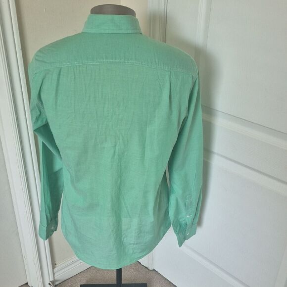 J. Crew Men's Mint Green Casual Button-Down Shirt - Picture 3 of 16